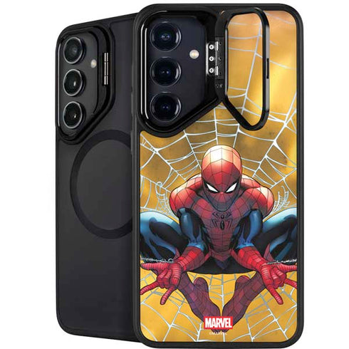 Marvel Spiderman Web Shooting Galaxy S24 FE Kickstand Case